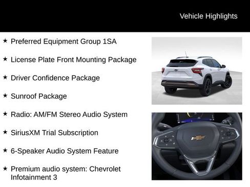 New 2026 Chevrolet Trax ACTIV w/ Sunroof Package FWD image 3