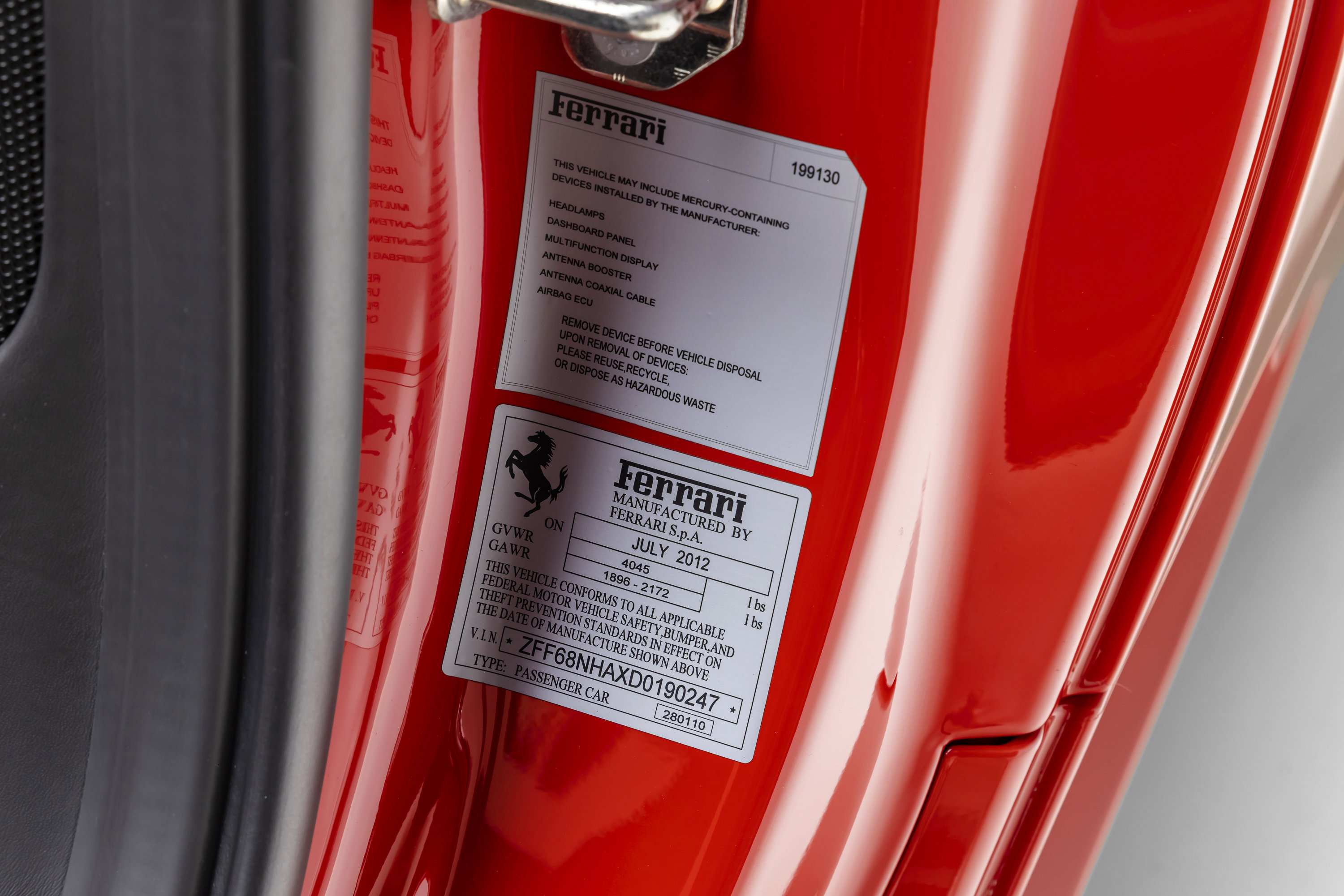 Certified 2013 Ferrari 458 Spider RWD image 66