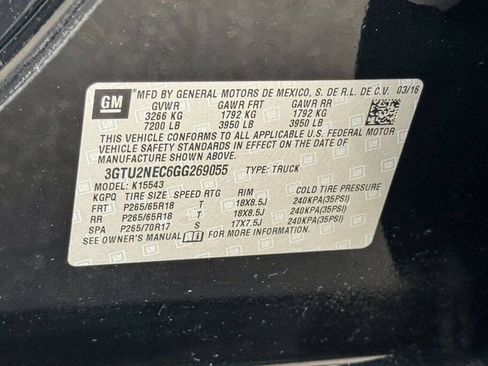 Used 2016 GMC Sierra 1500 SLT w/ SLT Preferred Package AWD/4WD image 22