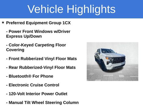 Used 2025 Chevrolet Silverado 1500 Custom RWD image 4