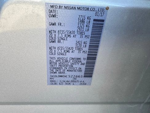 Used 2017 INFINITI QX60 Luxe w/ Deluxe Technology Package image 41