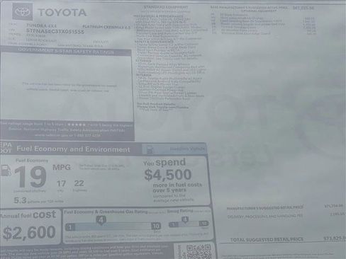 New 2026 Toyota Tundra Platinum image 25