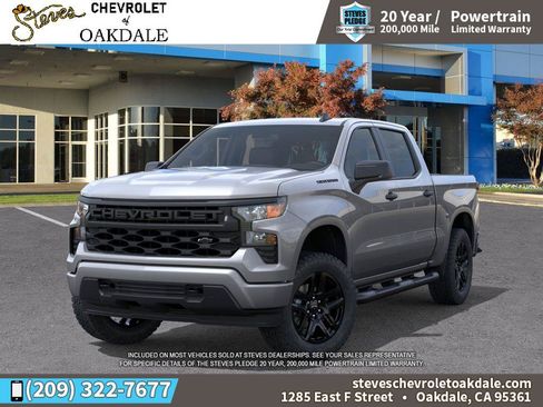 New 2026 Chevrolet Silverado 1500 Custom w/ Turbomax Blackout Package RWD image 6