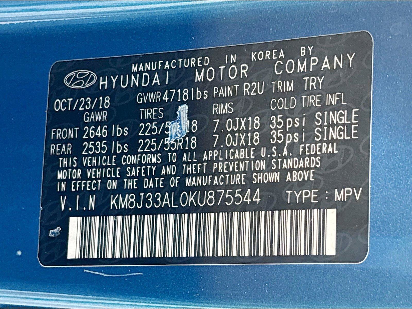 Used 2019 Hyundai Tucson SEL FWD image 31