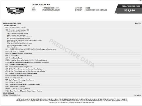 Used 2022 Cadillac XT5 Premium Luxury FWD image 10