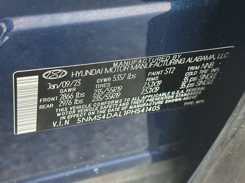 Used 2023 Hyundai Santa Fe Limited w/ Cargo Package image 36