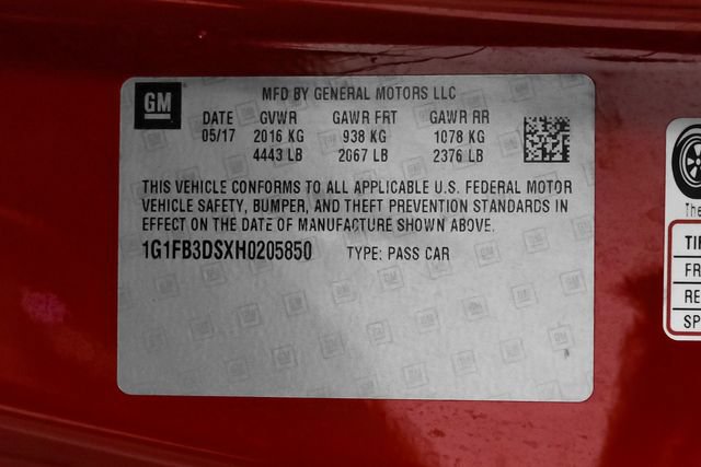 Used 2017 Chevrolet Camaro LT w/ RS Package RWD image 60