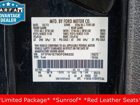 Used 2013 Ford F150 Limited image 33