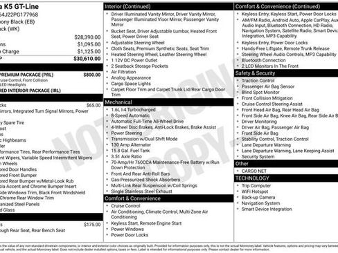 Used 2023 Kia K5 GT-Line w/ GT-Line Premium Package image 36