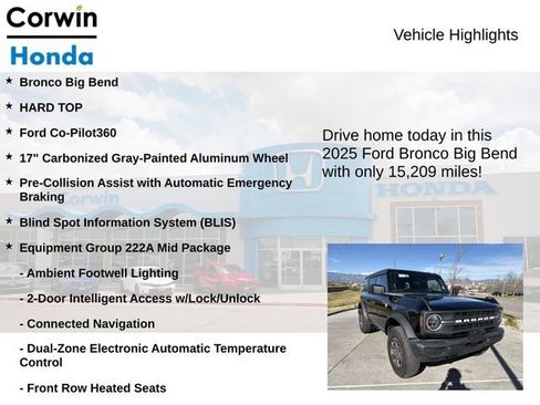 Used 2025 Ford Bronco Big Bend AWD/4WD image 7
