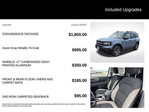 New 2026 Ford Bronco Sport Big Bend w/ Convenience Package AWD/4WD image 5