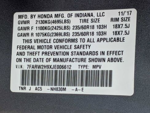 Used 2018 Honda CR-V Touring image 33