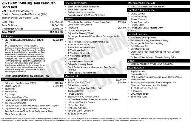 Used 2021 RAM 1500 Big Horn AWD/4WD image 10