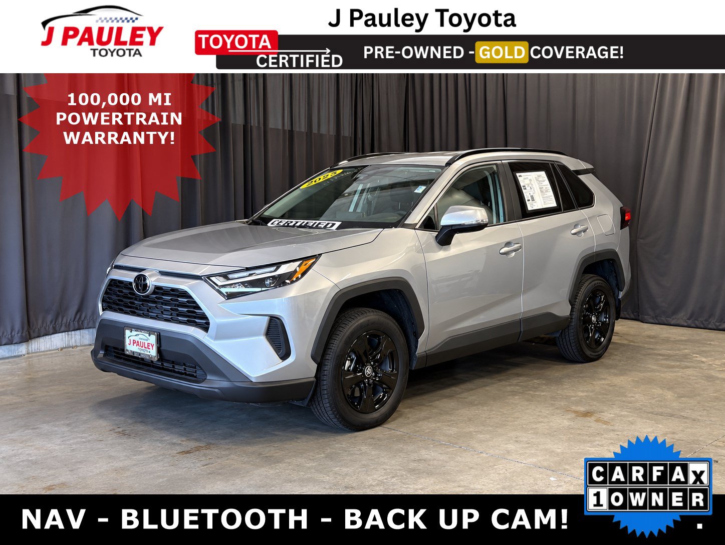 Certified 2025 Toyota RAV4 XLE FWD image 1