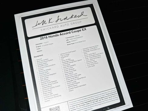 Used 2016 Honda Accord EX image 40