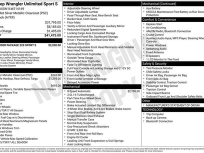 Used 2020 Jeep Wrangler Unlimited Sport S