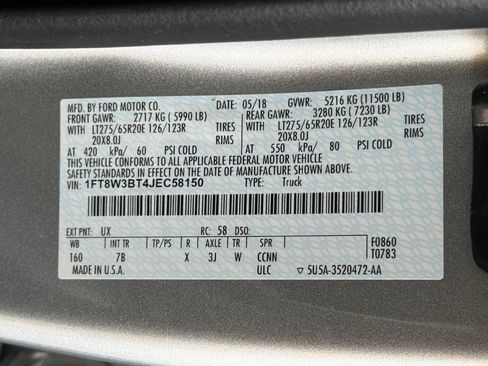 Used 2018 Ford F350 Platinum w/ Platinum Ultimate Package AWD/4WD image 24