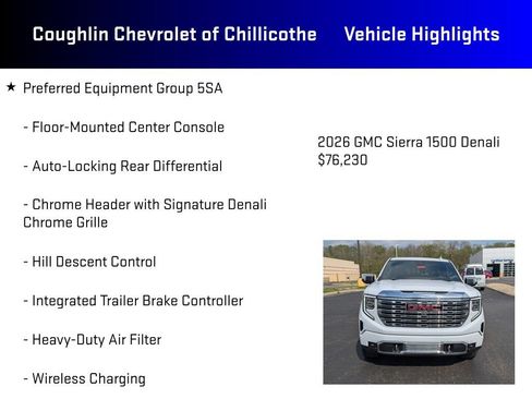 New 2026 GMC Sierra 1500 Denali w/ Denali Reserve Package AWD/4WD image 15