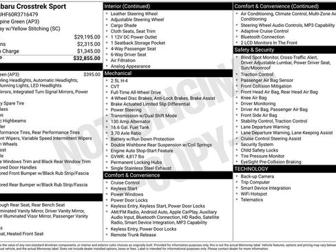 Certified 2024 Subaru Crosstrek 2.5i Sport AWD/4WD image 8