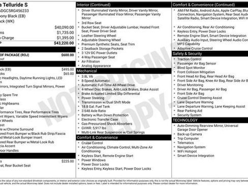 Used 2024 Kia Telluride S w/ S Sunroof Package image 13