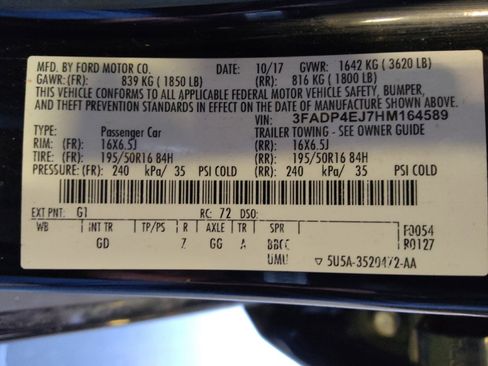 Used 2017 Ford Fiesta SE w/ Equipment Group 201A image 33