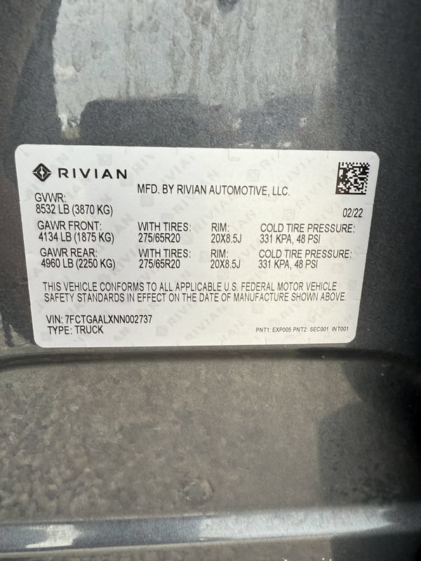 Used 2022 Rivian R1T Launch Edition AWD/4WD image 39