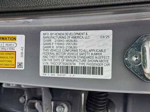 Used 2025 Honda Accord Sport image 33