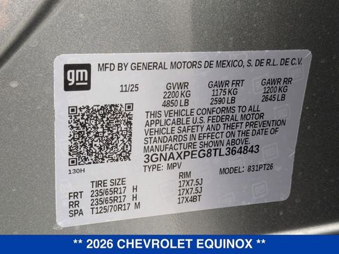 New 2026 Chevrolet Equinox LT w/ Convenience Package II image 34