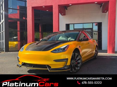 Used 2021 Tesla Model 3 Performance AWD/4WD image 1