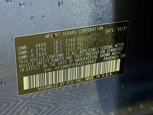 Used 2021 Subaru Legacy Touring XT w/ Popular Package #2 image 12