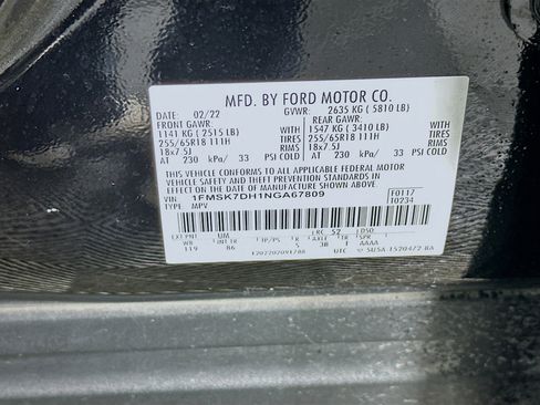 Used 2022 Ford Explorer XLT w/ Class IV Trailer Tow Package image 12