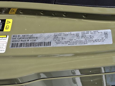 New 2026 Jeep Wrangler Sport S image 16