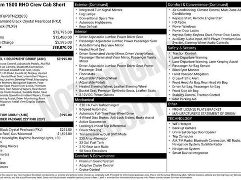 New 2026 RAM 1500 RHO w/ RHO Level 1 Equipment Group AWD/4WD image 5
