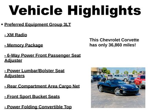 Used 2010 Chevrolet Corvette Convertible w/ 3LT RWD image 31