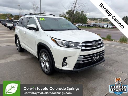 Used 2018 Toyota Highlander Limited AWD/4WD image 1
