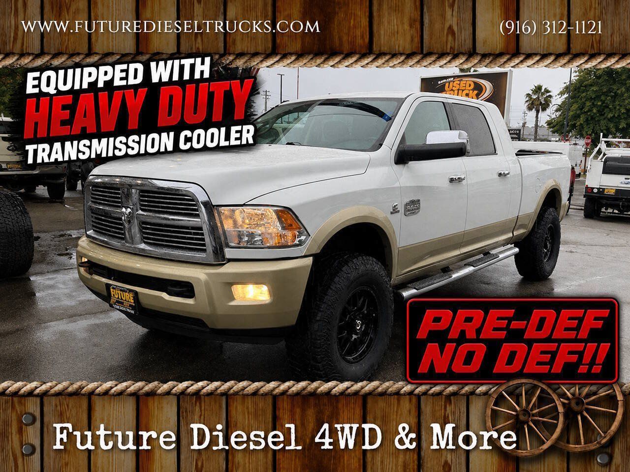 Used 2011 RAM 2500 Longhorn w/ HD Snow Plow Prep Group AWD/4WD image 1