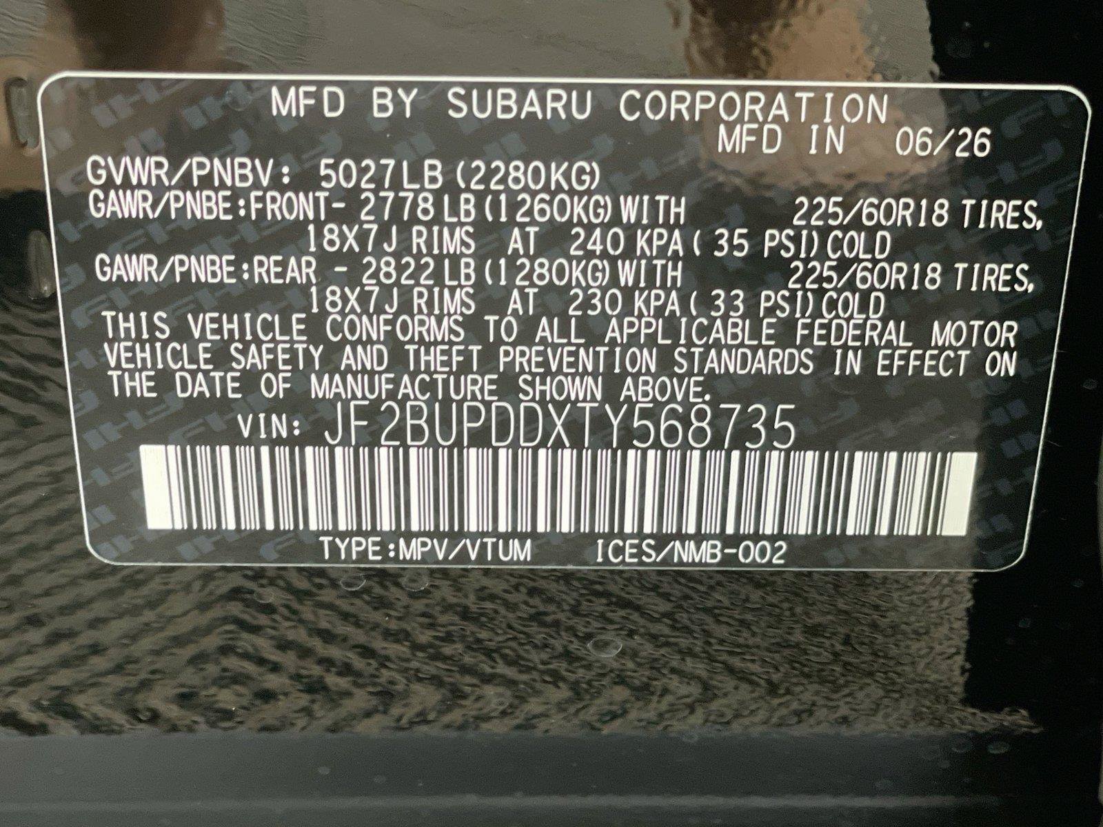 New 2026 Subaru Outback Limited AWD/4WD image 25