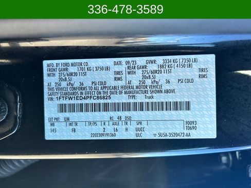 Used 2023 Ford F150 XLT w/ Equipment Group 302A High image 27