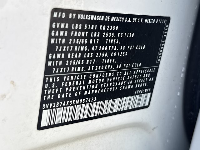 Used 2019 Volkswagen Tiguan SE FWD image 34
