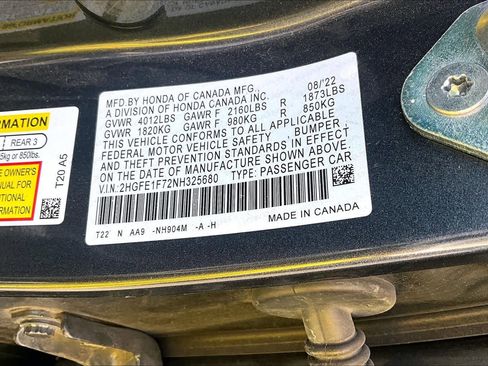 Used 2022 Honda Civic EX image 36