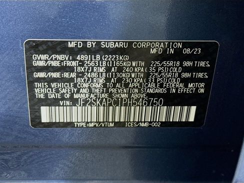 Used 2023 Subaru Forester Limited w/ Popular Package #2 AWD/4WD image 37