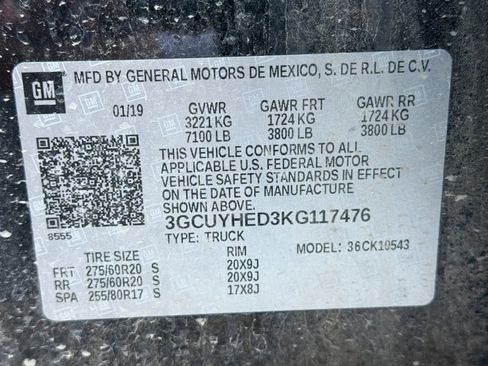 Used 2019 Chevrolet Silverado 1500 High Country AWD/4WD image 2