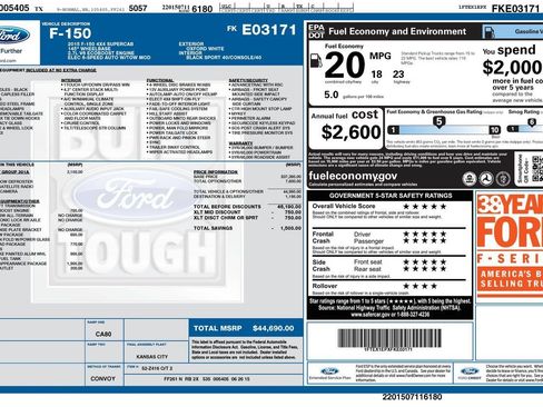 Used 2015 Ford F150 XLT w/ Equipment Group 301A Mid AWD/4WD image 28
