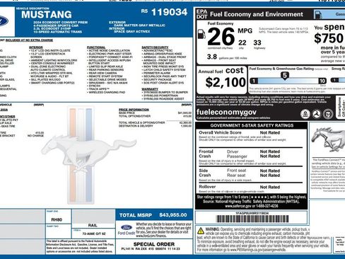 Used 2024 Ford Mustang Premium RWD image 6