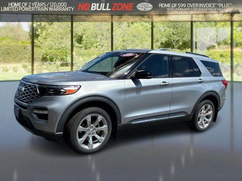 Certified 2020 Ford Explorer Platinum w/ Premium Technology Package AWD/4WD image 1