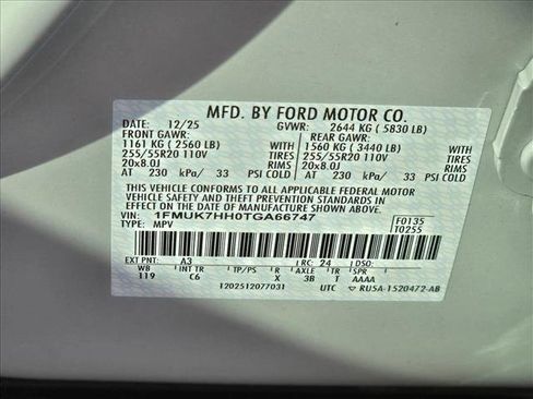 New 2026 Ford Explorer Platinum image 18