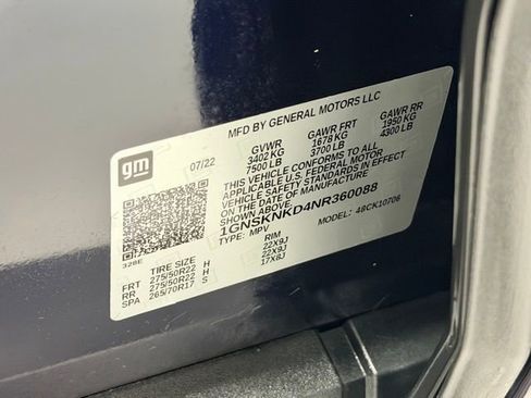 Certified 2022 Chevrolet Tahoe LT image 25