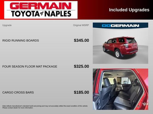 Used 2015 Toyota 4Runner SR5 Premium w/ Four Season Floor Mat Package AWD/4WD image 4