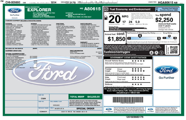 Used 2017 Ford Explorer Limited FWD image 13