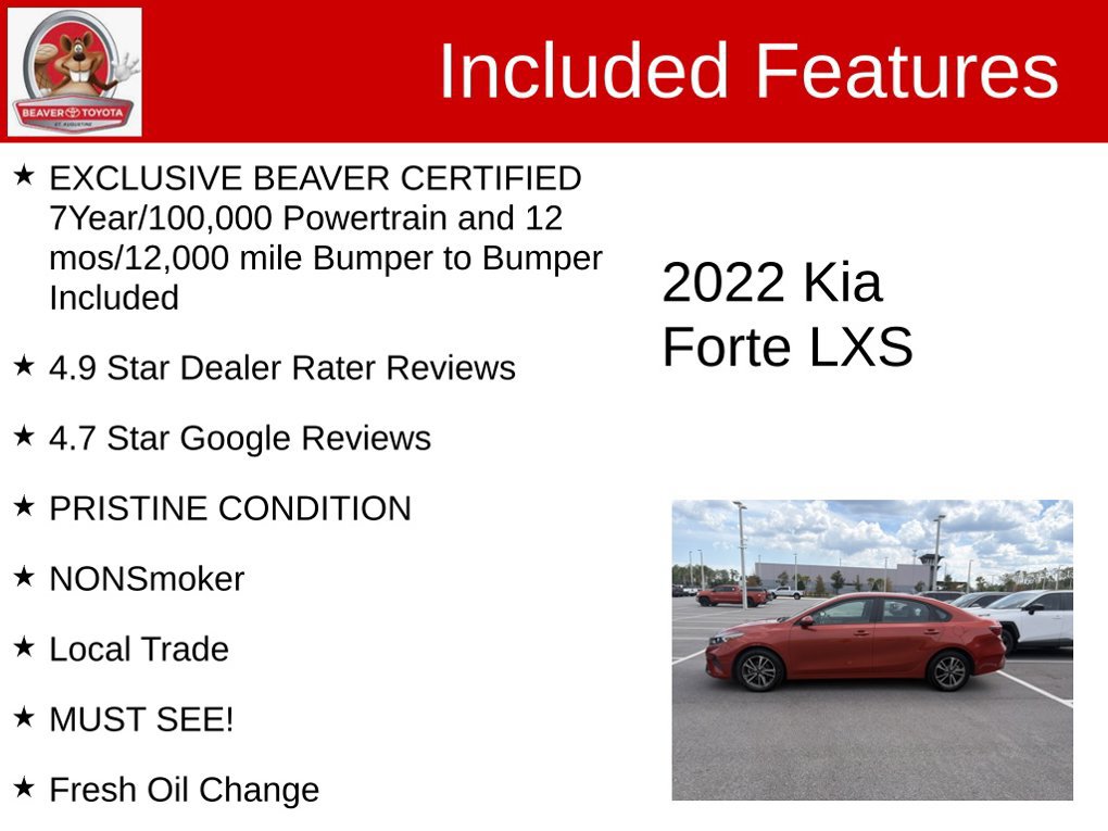 Used 2022 Kia Forte LXS FWD image 5